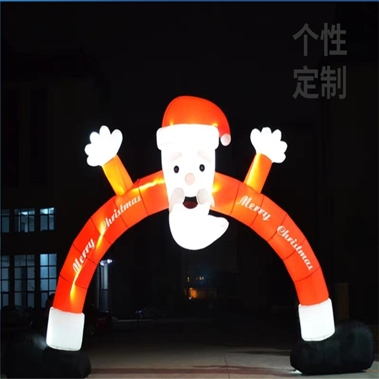 孟津圣诞老人特色拱门